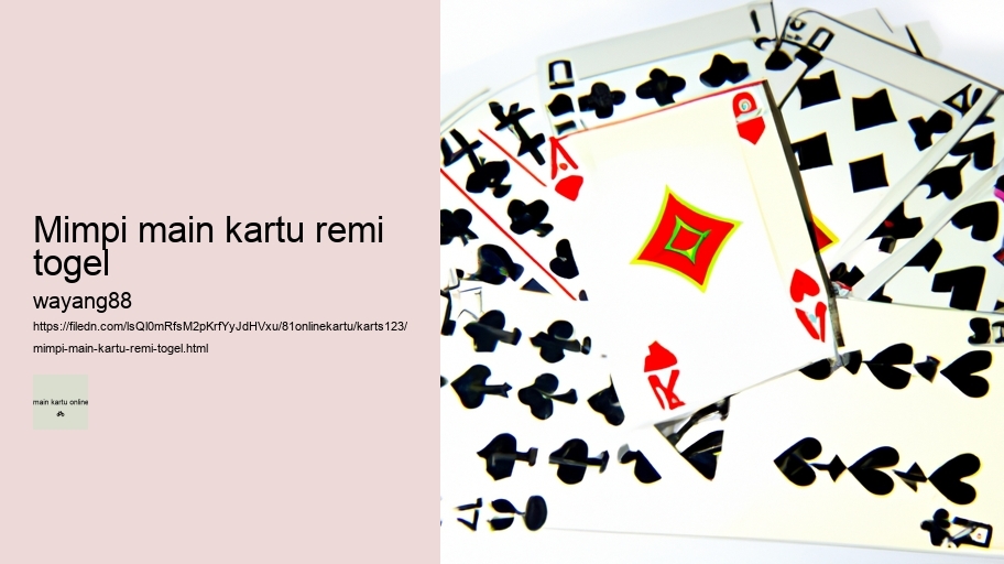 mimpi main kartu remi togel